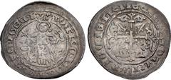 Islamic Anatolian Beyliks. Uncertain Beylik. AH 734-749 / AD 1334-1348. AR Gigliato (32mm, 3.70 g, 11h). Imitating a Neapolitan gigliato of Roberto I il Saggio (the Wise) d'Angiò. Uncertain mint. + · 