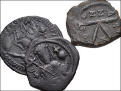 MIXED. Roman Imperial-Byzantine. Lot of Three (3) Æ from Constantius II to Alexius I. Includes: ROMAN IMPERIAL: Constantius II. Æ Cententionalis. Constantinople mint, 6th officina. Struck AD 351-355. 