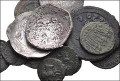 MIXED. Greek-Byzantine. Lot of Thirteen (13) BI and Æ. Includes: GREEK: Thrace, Maroneia. Æ // ROMAN IMPERIAL: Diocletian. Antoninianus // Constantine I. Æ Follis // Divus Constantine I. Æ (2) // Cons