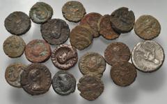 Large Lots ROMAN. Provincial. Lot of twenty (20) Potin Tetradrachms of Egypt, Alexandria. Includes: various rulers, dates, and types. Includes one (1) BI Tetradrachm. Fine - VF. LOT SOLD AS IS, NO RET