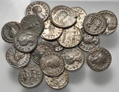 Large Lots ROMAN. Imperial. Lot of twenty (20) late 3rd Century Antoniniani. Includes: Aurelian (12) // Severina (5) // Carinus (2) // Numerian. VF - EF. LOT SOLD AS IS, NO RETURNS. Twenty (20) coins 