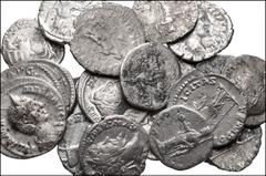 ROMAN. Republican-Imperial. Lot of Twenty-two (22) AR Denarii from the Republic to Julia Mamaea. All coins: REPUBLICAN: C. Censorinus // Mark Anthony // IMPERIAL: Antoninus Pius // Lucius Verus // Sep