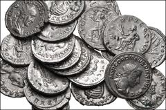 ROMAN. Imperial. Lot of Twenty-one (21) AR Denarii and Antoniniani from Elagabalus to Herennia Etruscilla. All coins:Antoniniani unless otherwise noted. Includes: Elagabalus. AR Denarius (2) // AR Ant