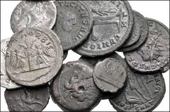 MIXED. Greek-Roman Imperial. Lot of Sixteen (16) AR and Æ from the Ptolemaic Kings of Egypt to Theodosius I. Includes: GREEK: Ptolemaic Kings of Egypt, Ptolemy VI and Ptolemy VIII (Coregency, 170-163 