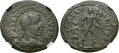 Roman Provincial THRACE, Coela. Trebonianus Gallus. AD 251-253. Æ (26mm, 9.02 g, 12h). Laureate, draped, and cuirassed bust right, seen from behind / Aeneas advancing right, carrying Anchises on his s