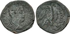 Roman Provincial ISLANDS off CILICIA, Elaeussa Sebaste. Valerian I. AD 253-260. Æ (26mm, 10.95 g, 6h). Laureate, draped, and cuirassed bust right, seen from behind / Eagle standing right, head and tai