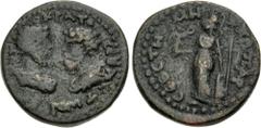 Roman Provincial ISLANDS off CILICIA, Elaeussa Sebaste. Marcus Aurelius & Lucius Verus. AD 161-169. Æ (19mm, 5.24 g, 12h). Laureate, draped, and cuirassed busts of Marcus Aurelius and Lucius Verus, vi