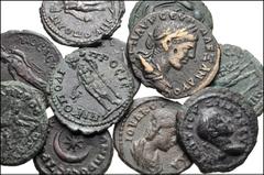 ROMAN. Provincial. Lot of eleven (11) small Æ denominations from Moesia Inferior. Includes: various rulers and types. All lower value denominations (average 17-18mm). Marcianopolis // Tomis (2, includ