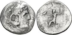 Greek LYCIA, Phaselis. Circa 218/7-186/5 BC. AR Tetradrachm (34mm, 15.66 g, 12h). In the name and types of Alexander III of Macedon. Dated CY 18 (201/0 BC). Head of Herakles right, wearing lion skin; 