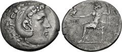 Greek LYCIA, Phaselis. Circa 218/7-186/5 BC. AR Tetradrachm (31mm, 15.84 g, 12h). In the name and types of Alexander III of Macedon. Dated CY 11 (208/7 BC). Head of Herakles right, wearing lion skin; 