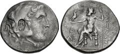 Greek LYCIA, Phaselis. Circa 218/7-186/5 BC. AR Tetradrachm (30mm, 16.51 g, 12h). In the name and types of Alexander III of Macedon. Dated CY 32 (187/6 BC). Head of Herakles right, wearing lion skin; 