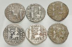 Large Lots ORIENTAL GREEK. Parthia. Lot of six (6) BI or AR Tetradrachms. Includes: various rulers. One ex CNG E-105, lot 101. Fine to Near VF, some minor porosity. LOT SOLD AS IS, NO RETURNS. Six (6)