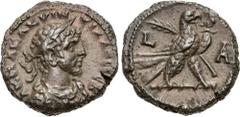 The Beniak Collection of Alexandrian Coinage EGYPT, Alexandria. Quintillus. AD 270. Potin Tetradrachm (20.5mm, 8.61 g, 12h). Dated RY 1 (AD 270). Laureate, draped, and cuirassed bust right, seen from 