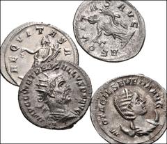 ROMAN. Imperial. Lot of four (4) AR Antoniniani from Philip I to Volusian. Includes: Philip I. RIC IV 82 // Otacilia Severa. RIC IV 119b // Trebonianus Gallus. RIC IV 92 // Volusian. RIC IV 225. All A