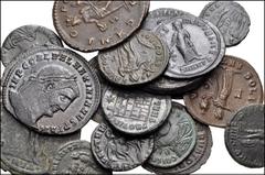 ROMAN. Imperial. Lot of Twently (20) Æ from Divus Claudius II to Arcadius. Includes: Divus Claudius II (struck under Constantine I) // Maximianus // Galerius // Maximinus II (2) // Galeria Valeria // 