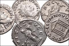 ROMAN. Imperial. Lot of five (5) Antioch mint antoniniani from Philip I to Trebonianus Gallus. Includes: Philip I. RIC IV 82 // Philip II. RIC IV 240a // Trebonianus Gallus. RIC 89 // 91 // 92. Good V
