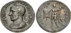 SYRIA, Coele-Syria. Damascus . Philip I. AD 244-249. Æ (29mm, 17.22 g, 12h). IMP C M IVL PHILIPPVS PIO FEL AVG, laureate and cuirassed bust left / COL DAMAS M-ETROP, Hercules standing left, holding wo