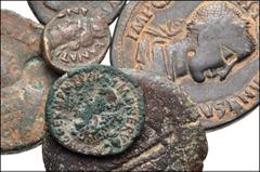 ROMAN. Provincial-Imperial. Lot of six (6) miscellaneous issues. Includes: ROMAN PROVINCIAL: Pisidia, Antioch. Gordian III // Syrian Decapolis, Canata. Domitian // Phoenicia, Berytus. Augustus // Tyre
