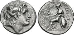 Greek KINGS of THRACE, Macedonian. Lysimachos. 305-281 BC. AR Tetradrachm (29mm, 14.44 g, 1h). Kyzikos mint(?). Struck circa 297/6-282/1 BC or shortly after. Diademed head of the deified Alexander rig