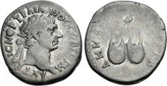Roman Provincial LYCIA, Koinon of Lycia. Trajan. AD 98-117. AR Drachm (18mm, 2.98 g, 6h). Struck AD 98-99. Laureate head right / Two lyres; above, owl standing right. RPC III 2676; BMC 9-11; SNG von A