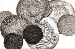 MIXED. Central Asian-World. Lot of twenty-three (23) silver coins. Includes: CENTRAL ASIAN: Sassanian Empire. Khusrau II. AR Drachm (4) // Western Satraps. AR Drachm (4) // CRUSADER: Tripoli. Bohemond