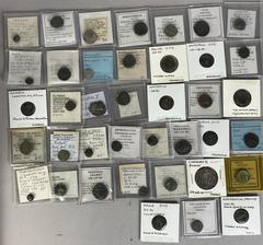 Large Lots MIXED. Celtic - World. Lot of thirty-seven (37) issues of various types. Includes: Celtic; Durotriges BI Stater // Greek Æ (24), various cities // Kings of the Bosporus (2) // Sasanian, Kus