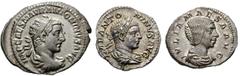Lot of three silver coins of Elagabalus and Julia Maesa Estimate $150 Lot of three silver coins of Elagabalus and Julia Maesa. Includes: Elagabalus. Antoninianus. Mars. RSC 113. VF // Elagabalus. Dena