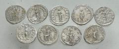 Large Lots ROMAN. Imperial. Lot of ten (10) AR Denarii of Severus Alexander and Severan Empresses. Includes: Julia Soaemias (1) // Julia Maesa (1) // Severus Alexander (8). Average Good VF - Near EF, 