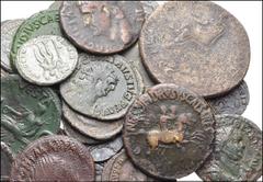 ROMAN. Imperial. Lot of thirty-one (31) bronze coins from Augustus to Theodosius I. Includes: Augustus. Æ As // Agrippa. Æ As // Nero Claudius Drusus. Æ Sestertius // Nero and Drusus Caesar. Æ Deupond