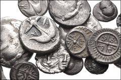 GREEK. Northern Greece. Lot of seventeen (17) silver coins from Istros to the Kings of Macedon. Includes: MOESIA, Istros. AR 1/4 Drachm // THRACE, Apollonia Pontika. AR Drachm (3) // AR Diobol (3) // 
