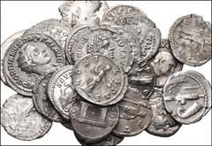 ROMAN. Imperial. Lot of twenty-two (22) AR Denarii and Antoniniani from Vespasian to Otacilia Severa. Includes: Vespasian. AR Denarius (2) // Hadrian. AR Denarius (3) // Divus Antoninus Pius. AR Denar