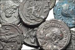 ROMAN. Provincial. Lot of ten (10) BI Tetradrachms of Alexandria in Egypt. Includes: Marcus Aurelius // Eagabalus // Severus Alexander // Gordian III // Philip I (3) // Trajan Decius // Trebonianus Ga