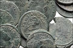 ROMAN. Imperial. Lot of twenty (20) Æ Centenionales of Constantius II. Lot comprised mostly of “soldier spearing fallen horseman” type of Constantius II. Maybe a couple of Constans mixed in. Average G