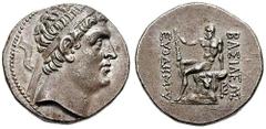 BAKTRIA, Graeco-Baktrian Kings. Euthydemos I. Estimate $1000  BAKTRIA, Graeco-Baktrian Kings. Euthydemos I. Circa 230/225-200 BC. AR Tetradrachm (16.54 gm). Diademed head right / Nude Herakles resting