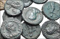 ROMAN. Provincial. Lot of eleven (11) Alexandria (Egypt) BI Tetradrachms of Valerian I and Gallienus. Includes: Valerian I (8) // Gallienus (3). Average Fine, some roughness. LOT SOLD AS IS, NO RETURN