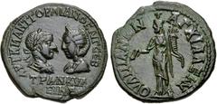 THRACE, Anchialus. Gordian III, with Tranquillina. AD 238-244. Æ (27mm, 11.79 g, 7h). Laureate, draped, and cuirassed bust of Gordian III right, facing diademed and draped bust of Tranquillina left / 