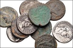 ROMAN. Provincial. Lot of ten (10) Syro-Phoenician AR or BI Tetradrachms. Includes: SYRIA, Antioch. Nero, with Divus Claudius // Vespasian // Elagabalus (3) // Gordian III // Philip I // Trebonianus G