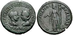 THRACE, Anchialus. Gordian III, with Tranquillina. AD 238-244. Æ (27mm, 12.13 g, 7h). Laureate, draped and cuirassed bust of Gordian right, vis-à-vis diademed and draped bust of Tranquillina left / De