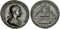 Severus Alexander. AD 222-235. Æ Medallion (37mm, 55.76 g, 12h). Rome mint. Special Emission of AD 224. IMP CAES M AVREL SEV ALEXANDER AVG, laureate, draped, and cuirassed bust right / IOVI VLTORI P M