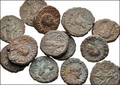 ROMAN. Provincial. Lot of One hundred (100) Billon Tetradrachms from Alexandria in Egypt, 3rd-4th centuries AD. Includes: a mixture of mostly coins of the Tetrarchy, a few earlier. F-VF, with dusty br