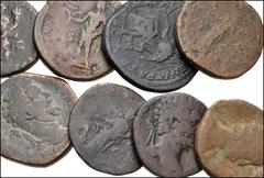 ROMAN. Imperial. Lot of Forty-two (42) Æ Sestertii, late 2nd-3rd centuries AD. Includes: Septimius Severus, Julia Domna, Caracalla, Severus Alexander, Julia Mamaea, Maximinus I, Maximus, Gordian III, 