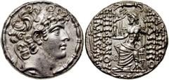 SYRIA, Seleucis and Pieria. Antioch. Aulus Gabinius, Proconsul. 57-55 BC. AR Tetradrachm (15.49 gm). Estimate $300  SYRIA, Seleucis and Pieria. Antioch. Aulus Gabinius, Proconsul. 57-55 BC. AR Tetradr