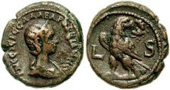 EGYPT, Alexandria. Orbiana, wife of Severus Alexander. Potin Tetradrachm (12.76 gm). Estimate $1000 EGYPT, Alexandria. Orbiana, wife of Severus Alexander. Potin Tetradrachm (12.76 gm). Dated year 6 of