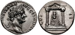 TRAJAN. 98-117 AD. AR Cistophoric Tetradrachm (10.76 gm). Pergamum mint. Struck 98-99 AD. Estimate $750 TRAJAN. 98-117 AD. AR Cistophoric Tetradrachm (10.76 gm). Pergamum mint. Struck 98-99 AD. IMP NE