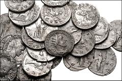 ROMAN. Imperial. Lot of seven hundred fifty-one (751) AR Antoniniani from Gordian III to Gallienus. Includes: Gordian III (454) // Philip I (140) // Philip II (25) // Otacilia Severa (18) // Trajan De