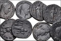 ROMAN. Imperial. Lot of fifteen (15) Æ Sestertii from Philip I to Otacilia Severa. Includes: Philip I: RIC IV 148a (2) // RIC IV 166a // RIC IV 168a (3) // RIC IV 172a // RIC IV 187a (3) // Philip II: