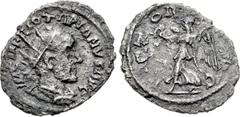 Jotapian. Usurper, circa AD 248-249. AR Antoninianus (22mm, 3.02 g, 12h). Nicopolis in Seleucia mint. IM C M F R IOTAPIANVS AVG, radiate, draped, and cuirassed bust right / [VI]CT OR [I A A]V G, Victo