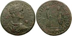 CILICIA, Tarsus. Caracalla. 198-217 AD. Æ 37mm (22.65 gm). Struck for his marriage to Plautilla, 202 AD. Estimate $300 CILICIA, Tarsus. Caracalla. 198-217 AD. Æ 37mm (22.65 gm). Struck for his marriag
