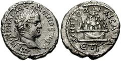 CAPPADOCIA, Caesarea. Caracalla. 198-217 AD. AR Didrachm (5.59 gm). Dated year 20 (213/4 AD). Estimate $200 CAPPADOCIA, Caesarea. Caracalla. 198-217 AD. AR Didrachm (5.59 gm). Dated year 20 (213/4 AD)