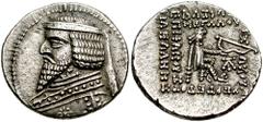 KINGS of PARTHIA. Phraates III. 70/69 - 58/7 BC. AR Drachm (4.03 gm). Ekbatana mint. Struck circa 61-58/7 BC. Estimate $300 KINGS of PARTHIA. Phraates III. 70/69 - 58/7 BC. AR Drachm (4.03 gm). Ekbata